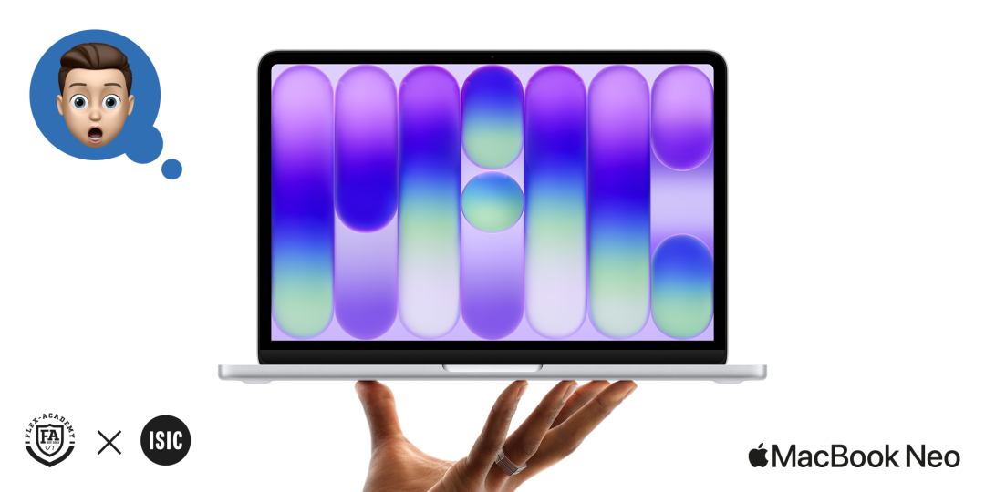 Pronajmi si  nový MacBook Neo již od 333 Kč měsíčně.