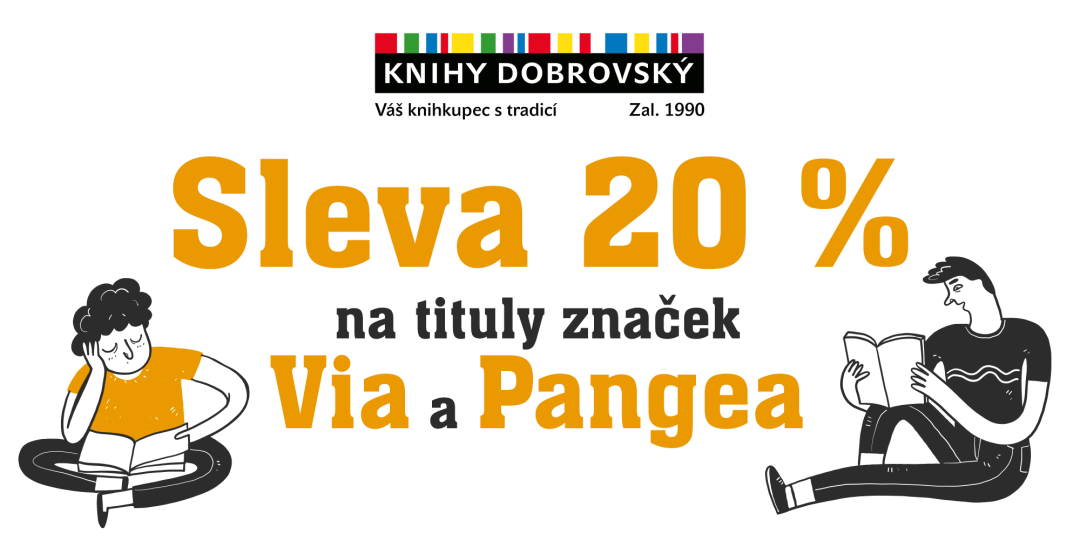 Sleva 20 % na tituly značek Via a Pangea s kódem ISICVIAPANAFKD