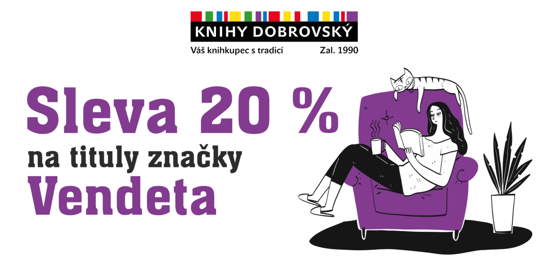 Sleva 20 % při nákupu tištěných knih značky Vendeta s kódem ISICVENDETAAFKD