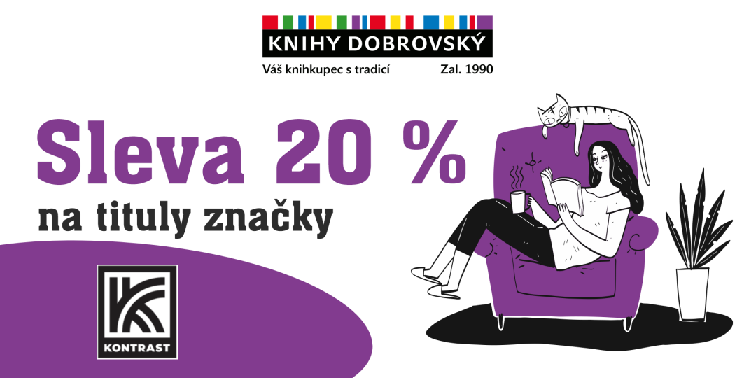Sleva 20 % na nákup tištěných knih značky Kontrast s kódem ISICKONTRASTAFKD