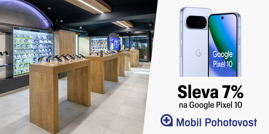 7% sleva na Google Pixel 10 7% sleva na Google Pixel 10