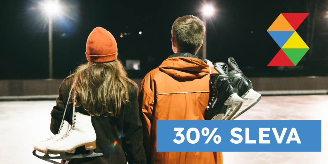 30% sleva na vstupné na kluziště