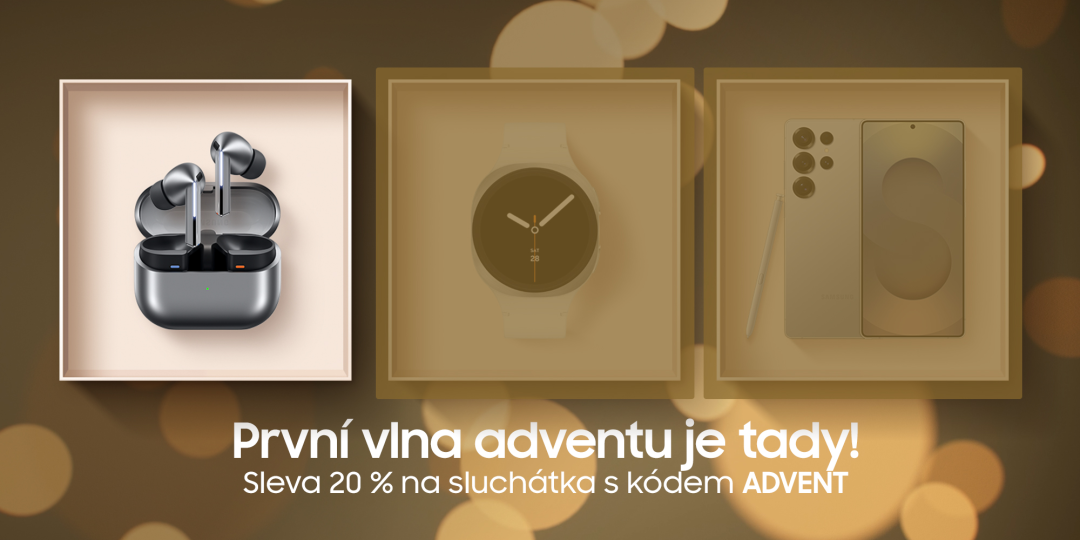 Samsung adventní kalendář začíná! Teď sleva 20 % na sluchátka