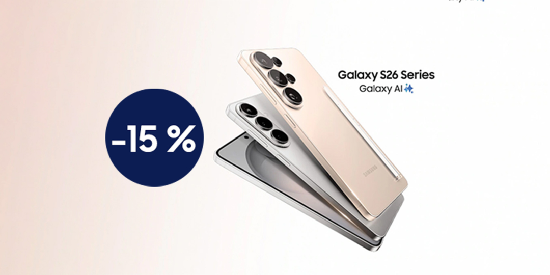 Extra sleva 15 % na exkluzivní barvy Galaxy S26