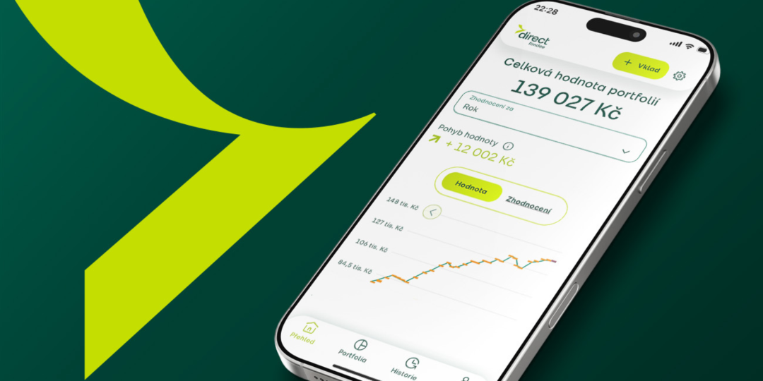 750 CZK bonus on investing for everyone with a card