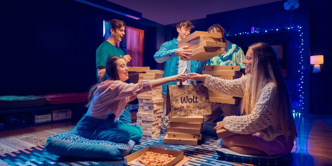 Sleva 2 % z každého nákupu pro stávající uživatele aplikace Wolt