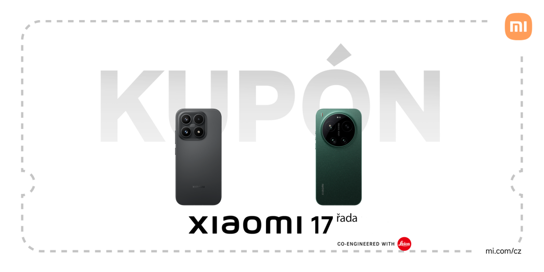 Extra sleva 7 % na novou řadu telefonu Xiaomi 17 a tabletu Pad 8