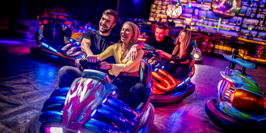Free ride on bumper cars!